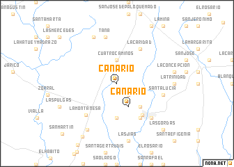 map of Canario
