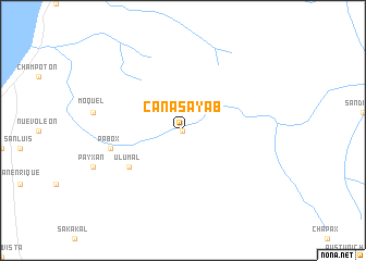 map of Canasayab