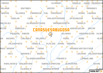 map of Canas de Sabugosa