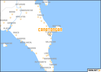 map of Canatongan
