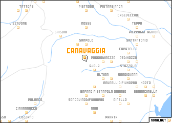 map of Canavaggia