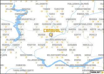 map of Canaval