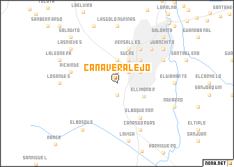 map of Cañaveralejo