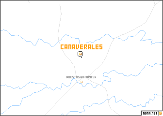 map of Cañaverales