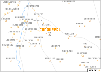 map of Cañaveral