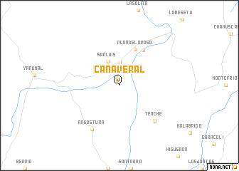 map of Cañaveral