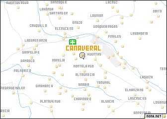 map of Cañaveral