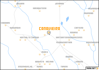map of Canavieira