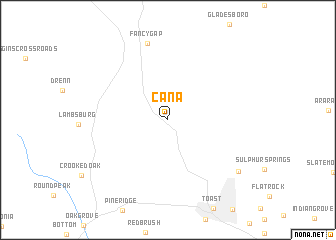 map of Cana