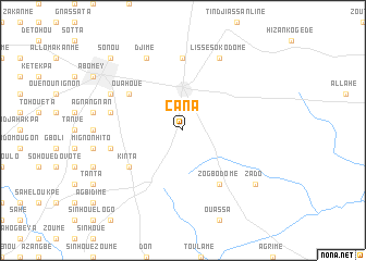 map of Cana