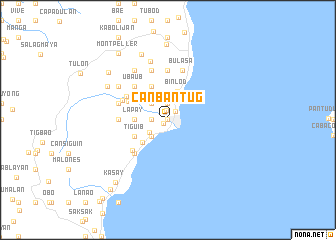 map of Canbantug