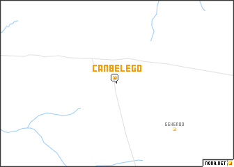 map of Canbelego