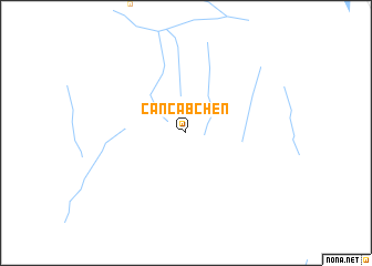 map of Cancabchén