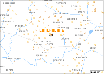 map of Cancahuane