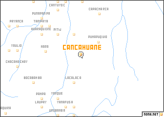 map of Cancahuane