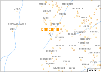 map of Cancania