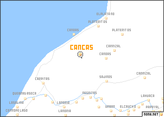 map of Cancas