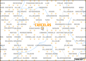 map of Cancelas