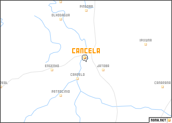 map of Cancela