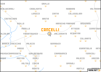 map of Cancelli