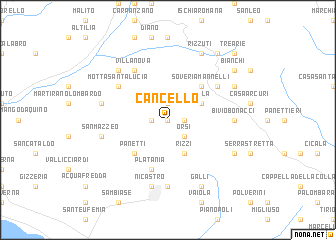 map of Cancello