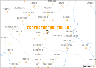 map of Canchacancha Uchilla