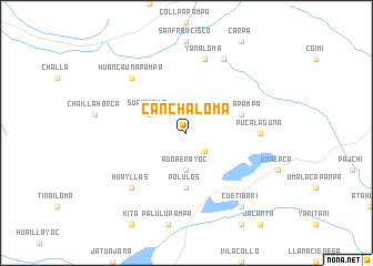 map of Cancha Loma