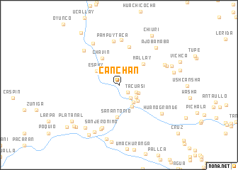 map of Canchan