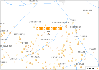 map of Canchaparán