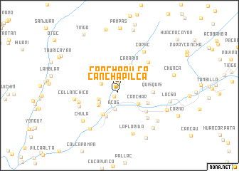 map of Canchapilca