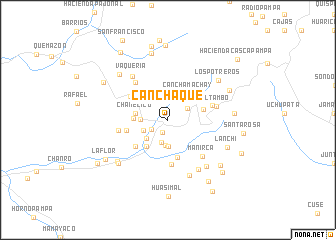 map of Canchaque