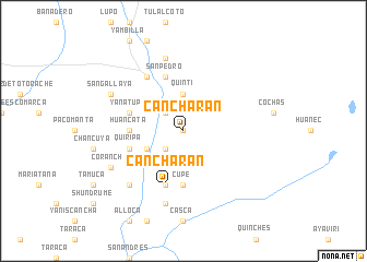 map of Cancharán
