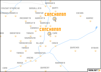 map of Cancharán