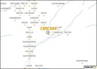 map of Canchas