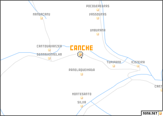map of Canché
