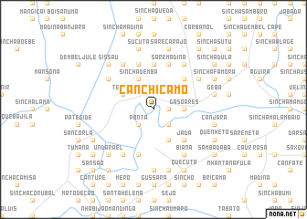 map of Canchicamo