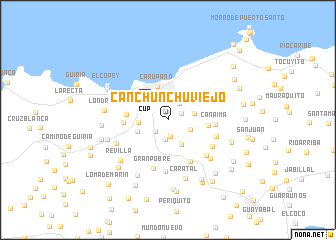 map of Canchunchu Viejo