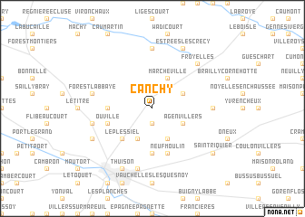 map of Canchy