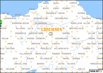 map of Cancienes