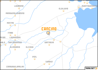 map of Cancino