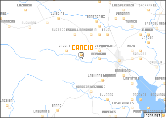 map of Cancio