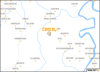 map of Cancoli