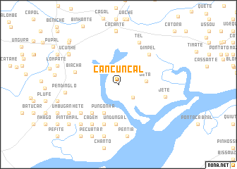 map of Cancuncal