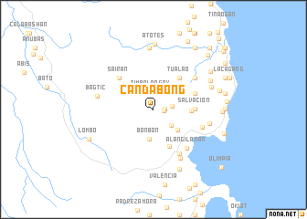 map of Candabong