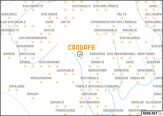 map of Candafé