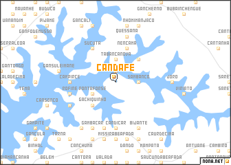 map of Candafe