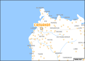 map of Candahon