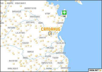 map of Candahug