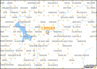 map of Candam