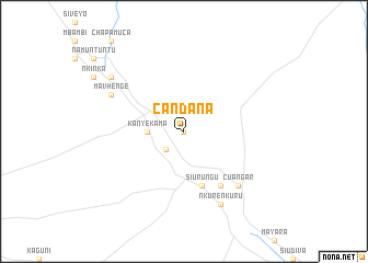map of Candana